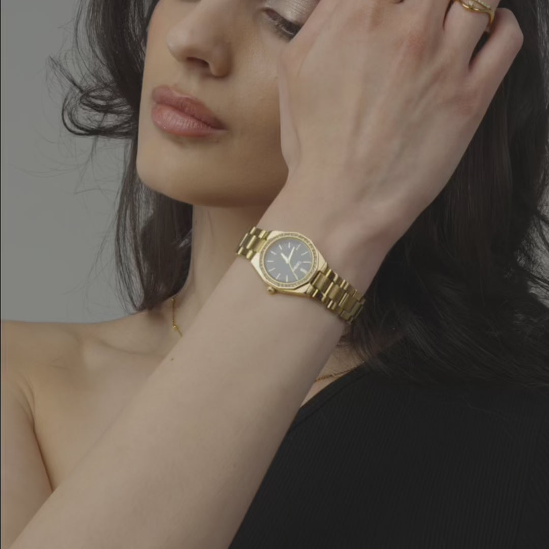 Muse Watch - Gold Noir